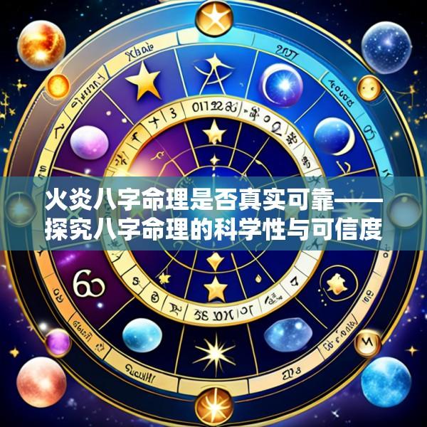 火炎八字命理是否真实可靠——探究八字命理的科学性与可信度