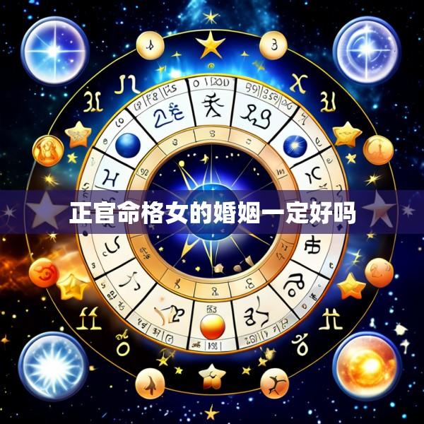正官命格女的婚姻一定好吗
