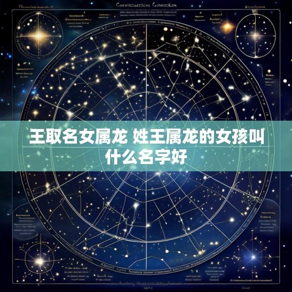王取名女属龙 姓王属龙的女孩叫什么名字好