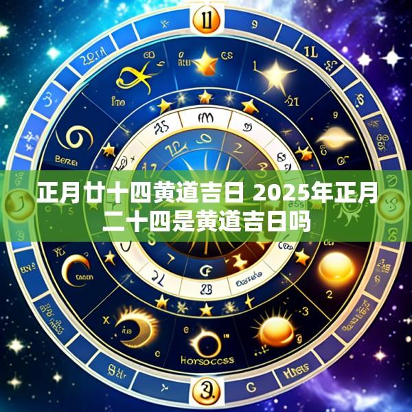 正月廿十四黄道吉日 2025年正月二十四是黄道吉日吗