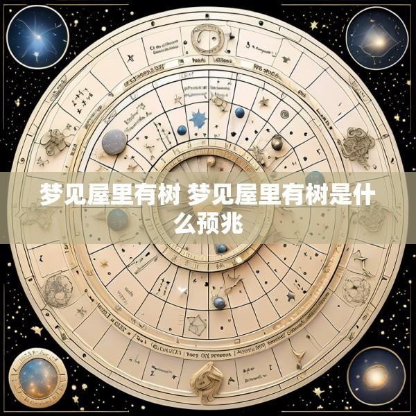 梦见屋里有树 梦见屋里有树是什么预兆