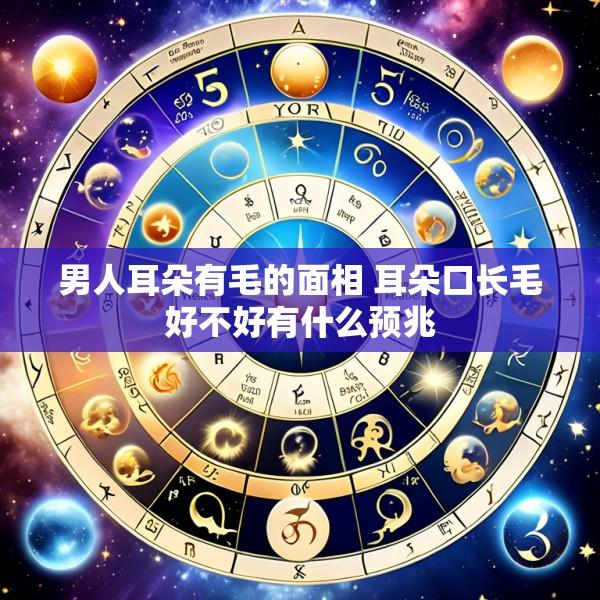 男人耳朵有毛的面相 耳朵口长毛好不好有什么预兆