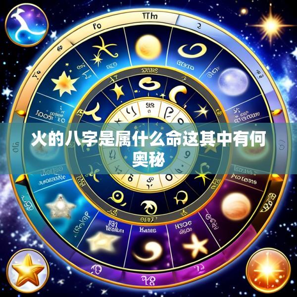 火的八字是属什么命这其中有何奥秘