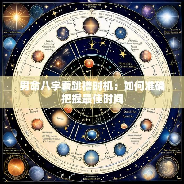 男命八字看跳槽时机：如何准确把握最佳时间