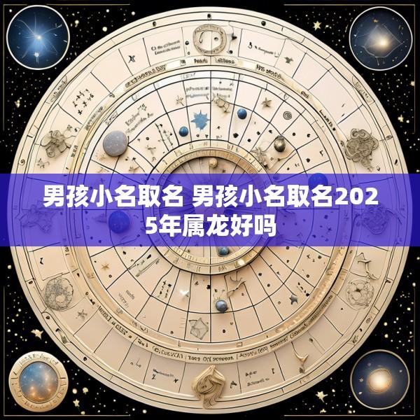 男孩小名取名 男孩小名取名2025年属龙好吗
