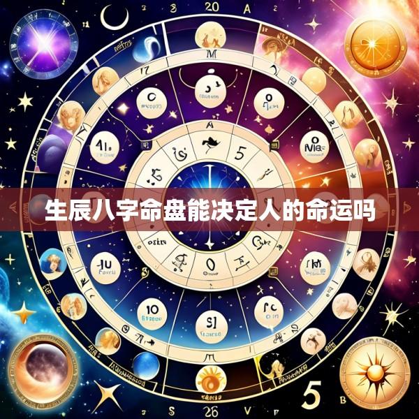 生辰八字命盘能决定人的命运吗