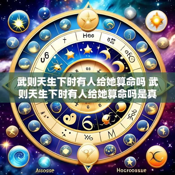 武则天生下时有人给她算命吗 武则天生下时有人给她算命吗是真的吗