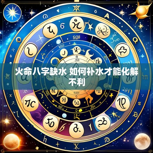 火命八字缺水 如何补水才能化解不利
