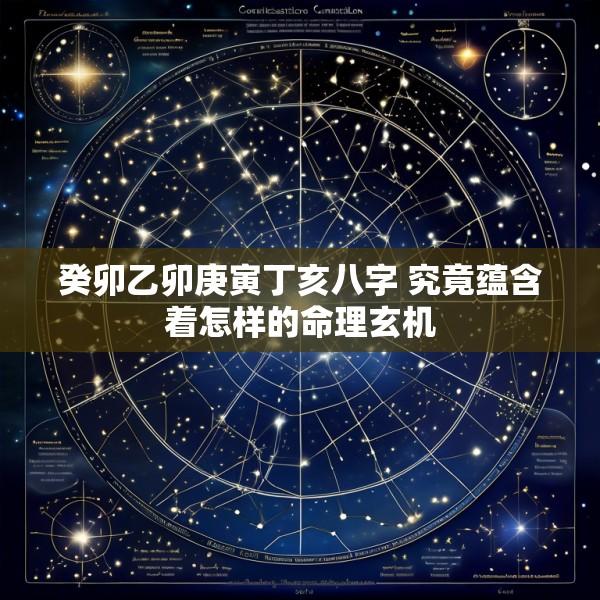 癸卯乙卯庚寅丁亥八字 究竟蕴含着怎样的命理玄机