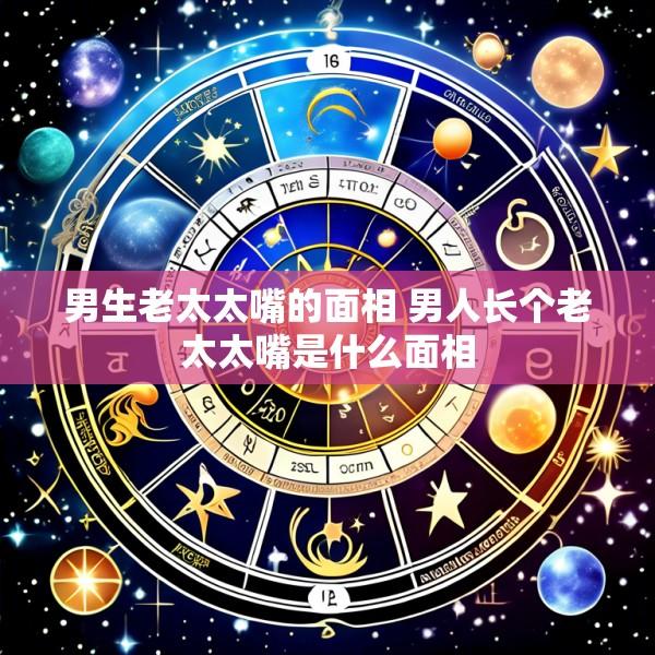男生老太太嘴的面相 男人长个老太太嘴是什么面相