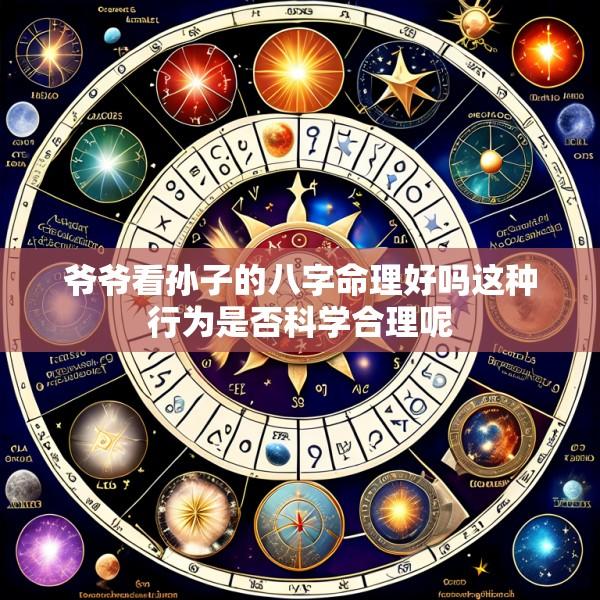 爷爷看孙子的八字命理好吗这种行为是否科学合理呢