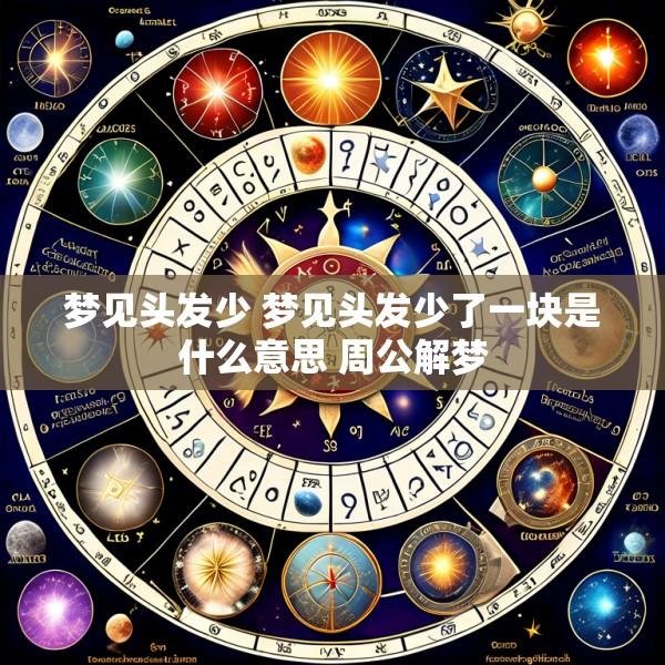 梦见头发少 梦见头发少了一块是什么意思 周公解梦