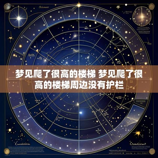梦见爬了很高的楼梯 梦见爬了很高的楼梯周边没有护栏