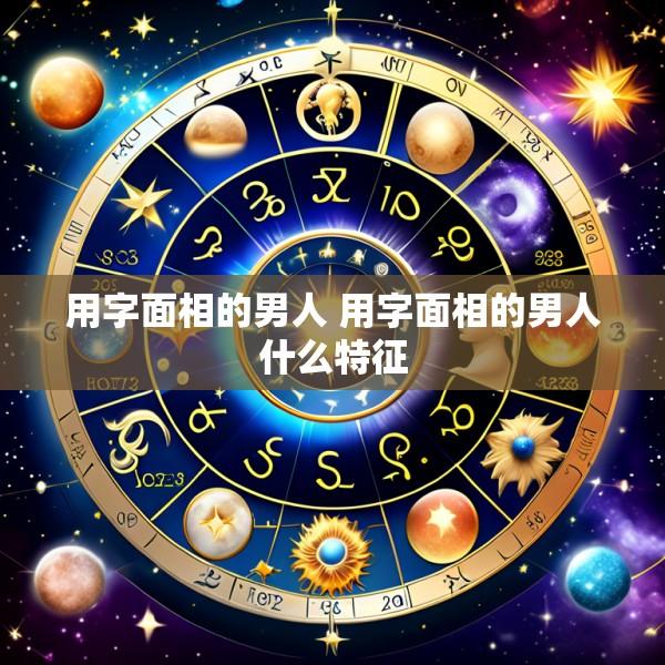 用字面相的男人 用字面相的男人什么特征