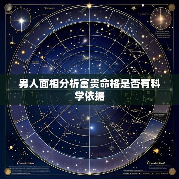 男人面相分析富贵命格是否有科学依据