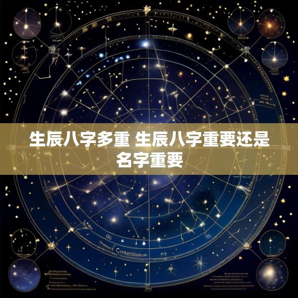 生辰八字多重 生辰八字重要还是名字重要