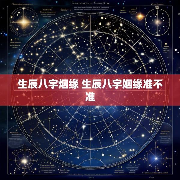 生辰八字烟缘 生辰八字姻缘准不准
