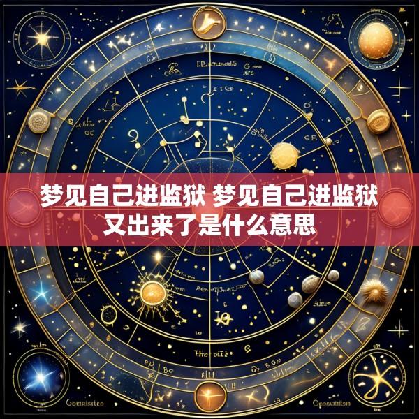 梦见自己进监狱 梦见自己进监狱又出来了是什么意思