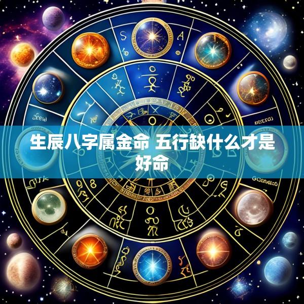生辰八字属金命 五行缺什么才是好命