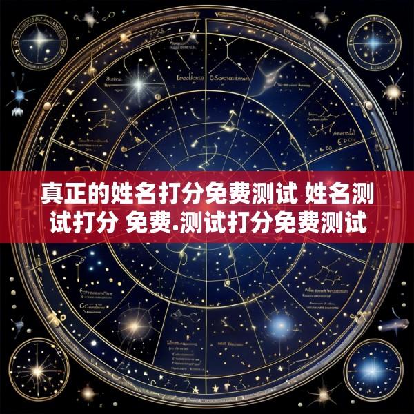 真正的姓名打分免费测试 姓名测试打分 免费.测试打分免费测试