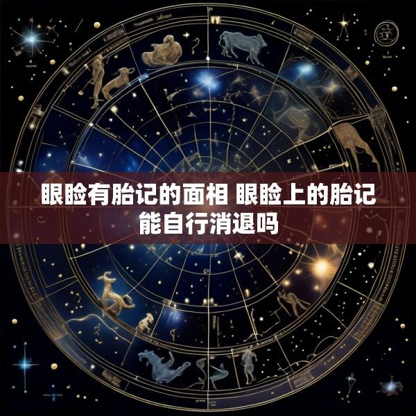 眼睑有胎记的面相 眼睑上的胎记能自行消退吗
