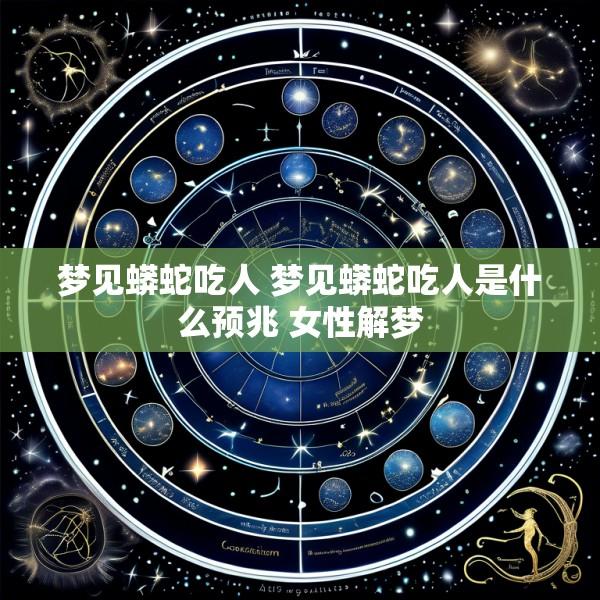 梦见蟒蛇吃人 梦见蟒蛇吃人是什么预兆 女性解梦