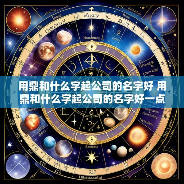 用鼎和什么字起公司的名字好 用鼎和什么字起公司的名字好一点