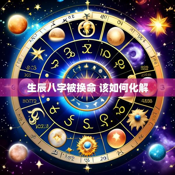 生辰八字被换命 该如何化解
