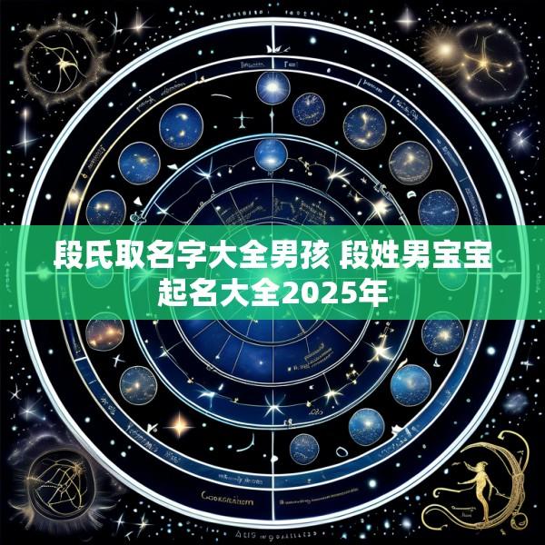 段氏取名字大全男孩 段姓男宝宝起名大全2025年