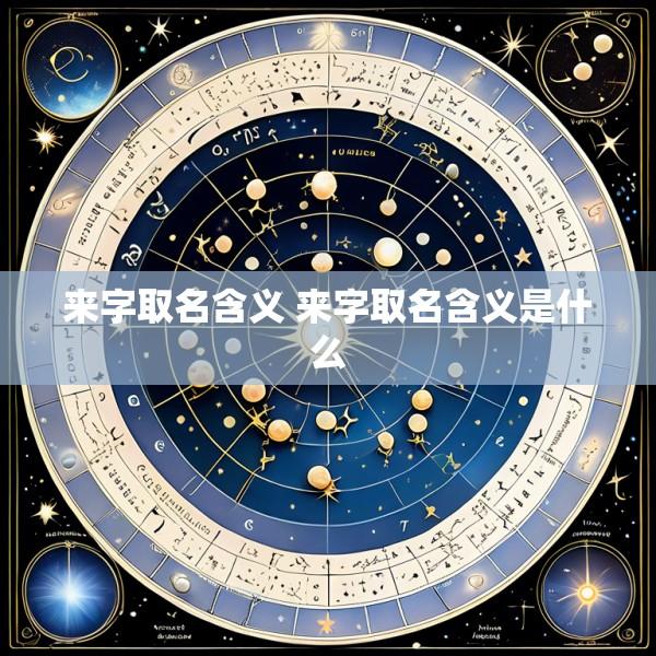 来字取名含义 来字取名含义是什么
