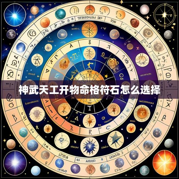 神武天工开物命格符石怎么选择