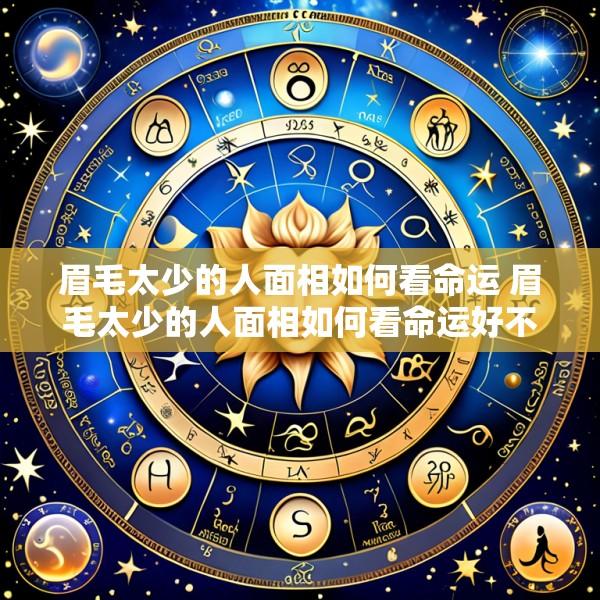 眉毛太少的人面相如何看命运 眉毛太少的人面相如何看命运好不好
