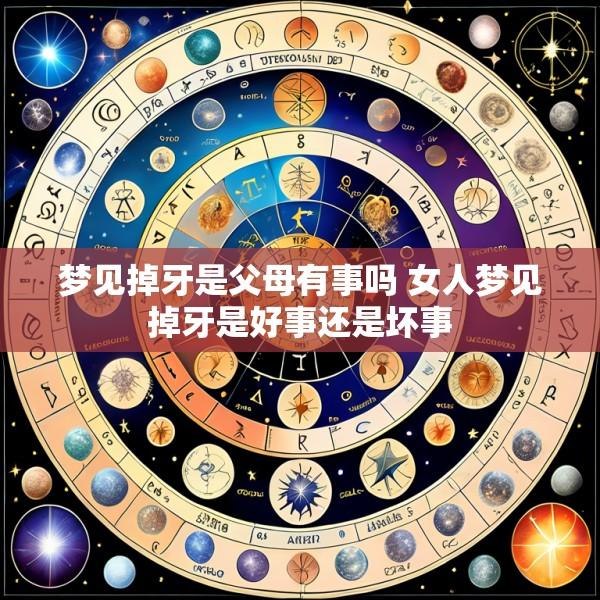 梦见掉牙是父母有事吗 女人梦见掉牙是好事还是坏事