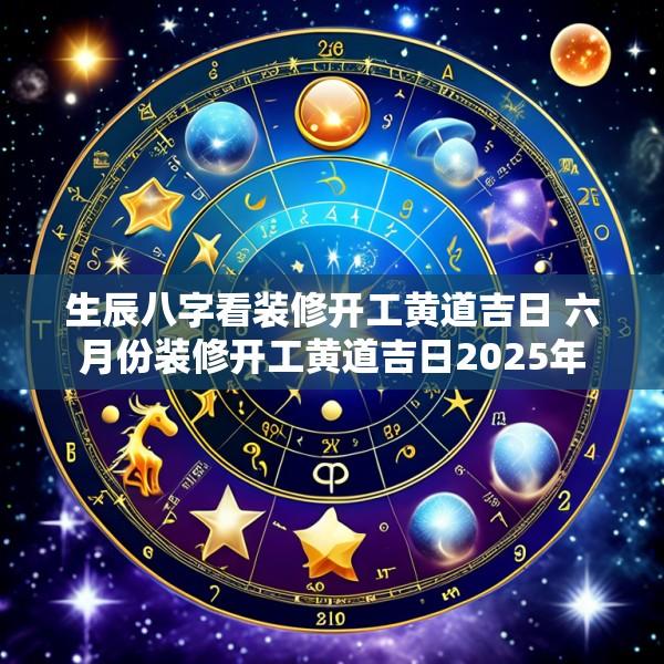 生辰八字看装修开工黄道吉日 六月份装修开工黄道吉日2025年