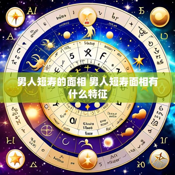 男人短寿的面相 男人短寿面相有什么特征