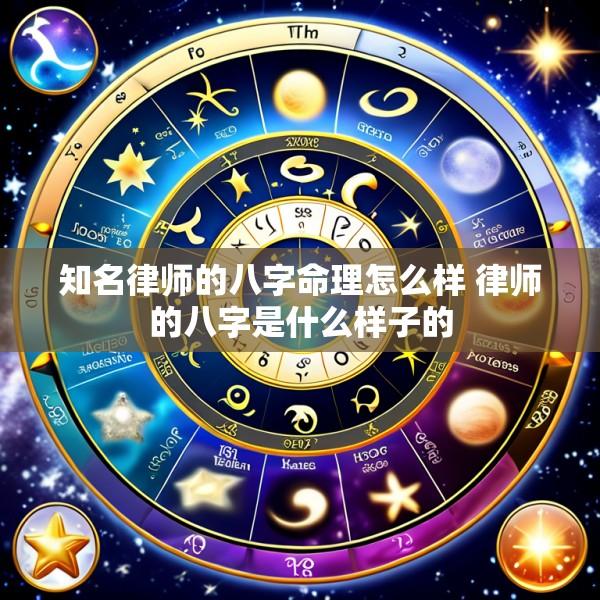 知名律师的八字命理怎么样 律师的八字是什么样子的