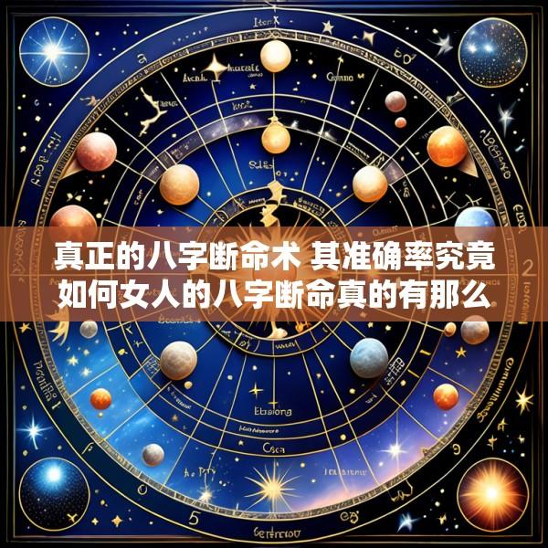 真正的八字断命术 其准确率究竟如何女人的八字断命真的有那么玄乎吗