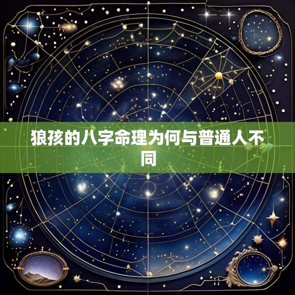 狼孩的八字命理为何与普通人不同