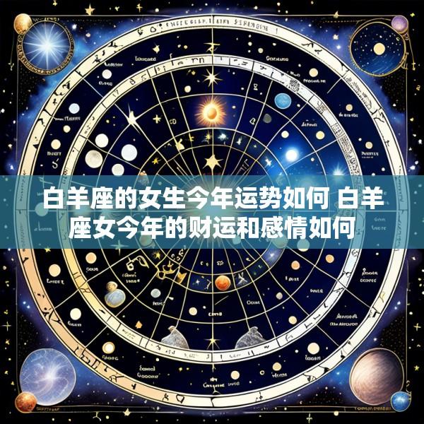 白羊座的女生今年运势如何 白羊座女今年的财运和感情如何