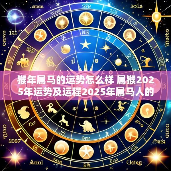 猴年属马的运势怎么样 属猴2025年运势及运程2025年属马人的全年运势