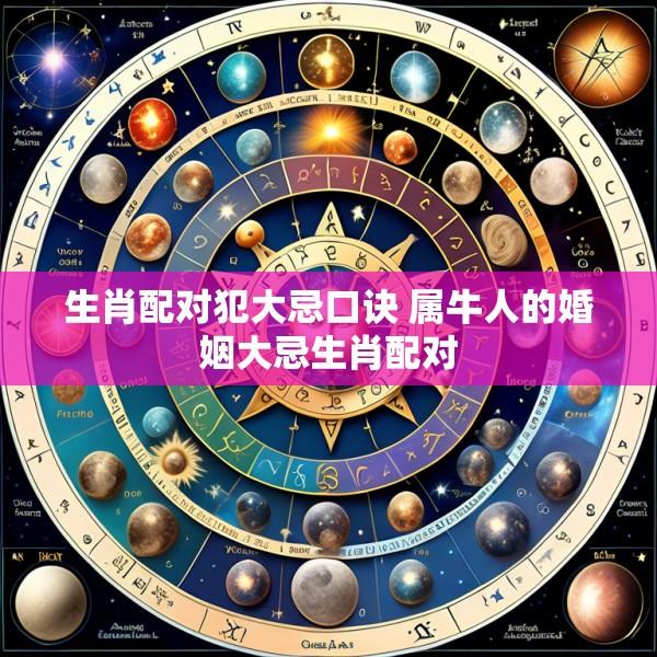 生肖配对犯大忌口诀 属牛人的婚姻大忌生肖配对
