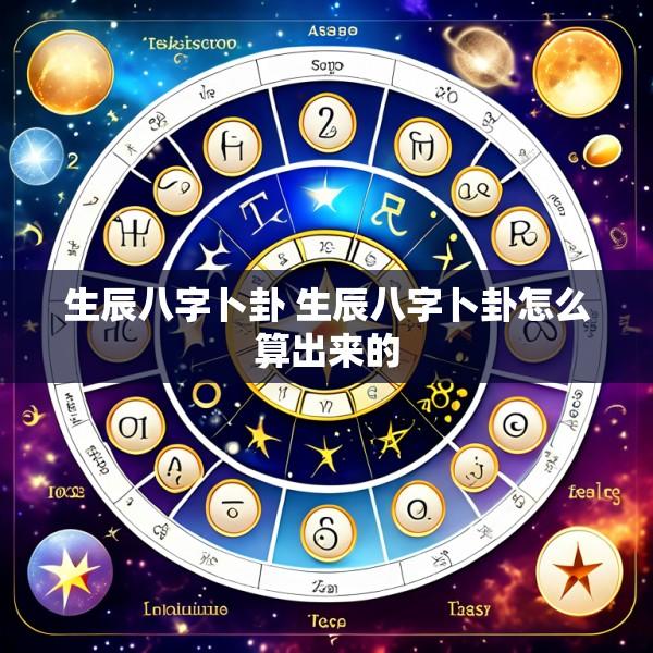 生辰八字卜卦 生辰八字卜卦怎么算出来的