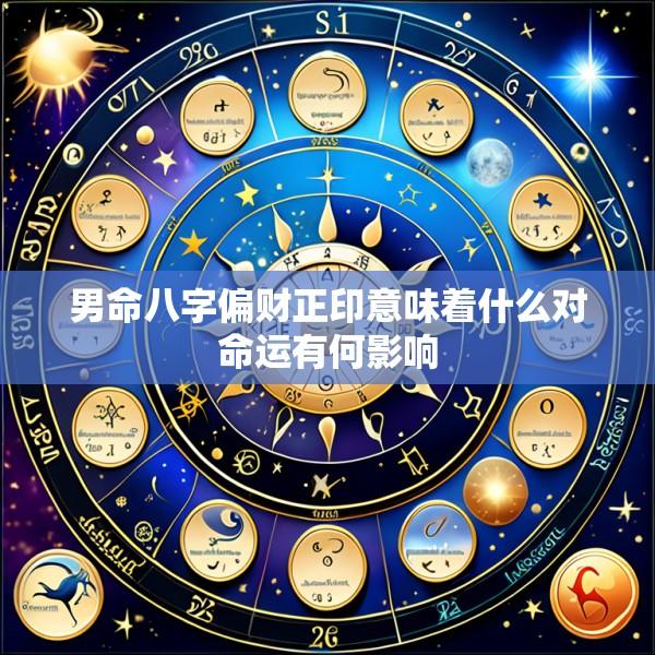 男命八字偏财正印意味着什么对命运有何影响