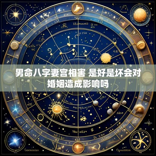 男命八字妻宫相害 是好是坏会对婚姻造成影响吗