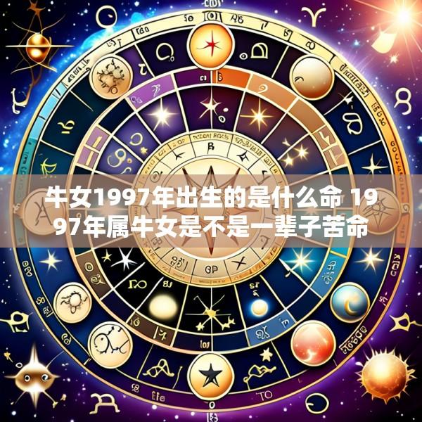 牛女1997年出生的是什么命 1997年属牛女是不是一辈子苦命