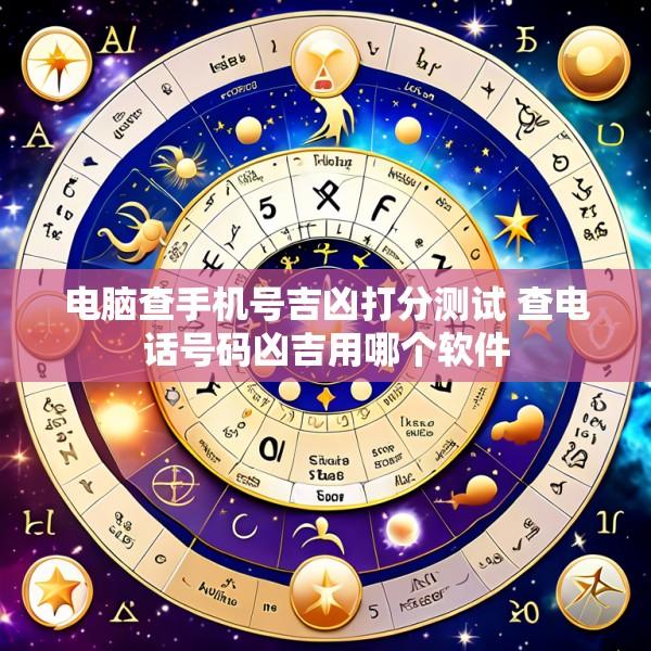 电脑查手机号吉凶打分测试 查电话号码凶吉用哪个软件