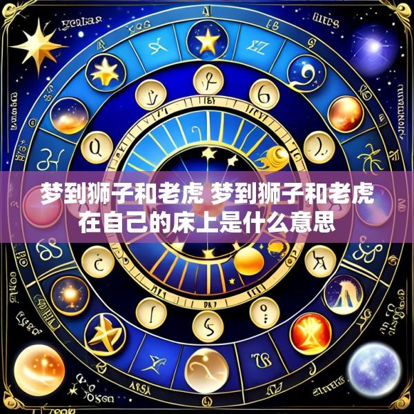 梦到狮子和老虎 梦到狮子和老虎在自己的床上是什么意思