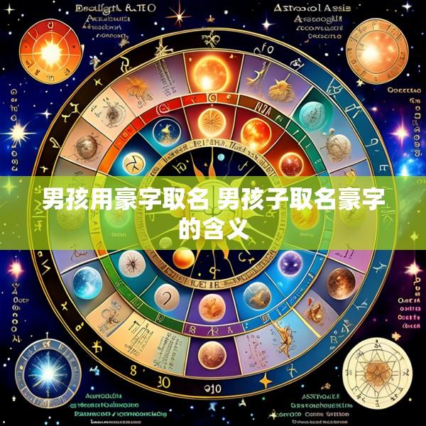 男孩用豪字取名 男孩子取名豪字的含义