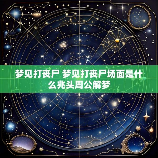 梦见打丧尸 梦见打丧尸场面是什么兆头周公解梦
