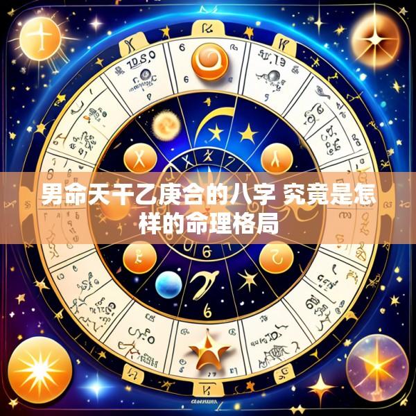 男命天干乙庚合的八字 究竟是怎样的命理格局
